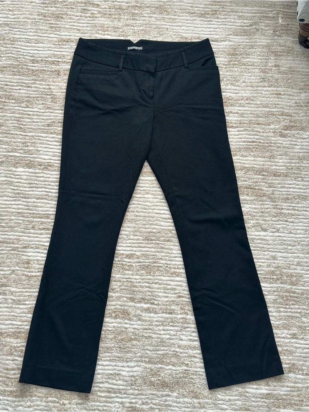 Express Women's Black Flare Dress Pants